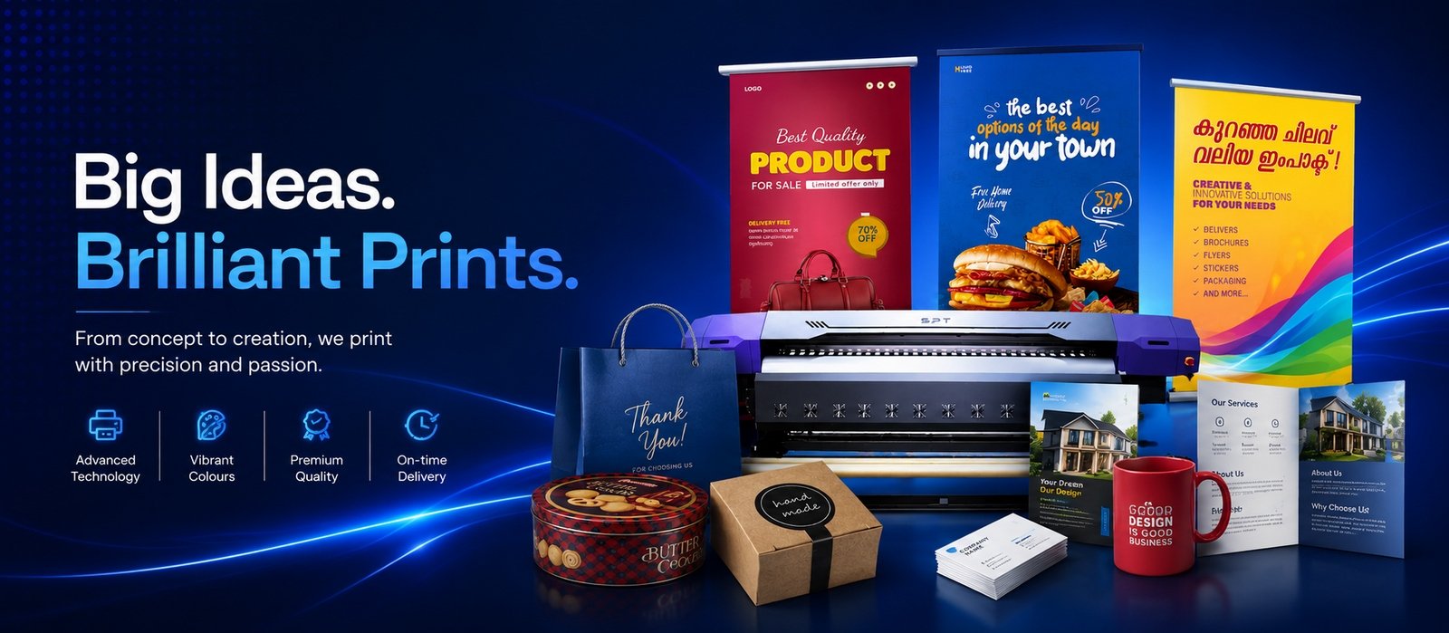 Offset, digital, branding and signage by Nila Print House